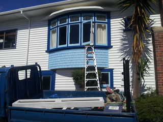 Windows installed on site primed painted sealed to prevent drafts